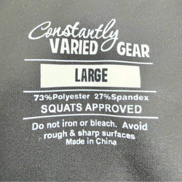 Constantly Varied Gear CVG Women’s Large green purple Chaos sugar skull Leggings - Picture 9 of 9